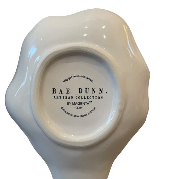 RAE DUNN Sunny Side Up Ceramic Spoon Rest Yellow | White | Black NEW - Picture 10 of 10